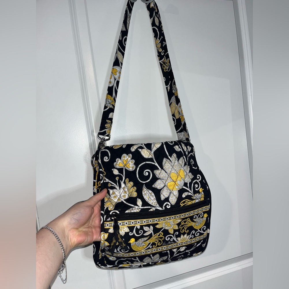 Retired 3pc Set Vera Bradley Laptop Crossbody Bag / Eyeglass Case /  Makeup Bag